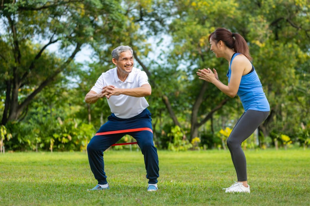 osteoperosis clinical exercise outdoors